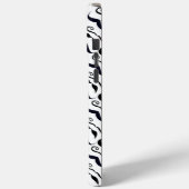 de heer Mustache Hipster Pattern Case-Mate iPhone Case (Achterkant / Links)