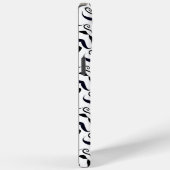 de heer Mustache Hipster Pattern Case-Mate iPhone Case (Achterkant / Rechts)