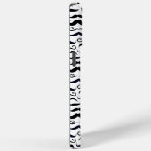de heer Mustache Hipster Pattern Case-Mate iPhone Case (Achterkant / Rechts)