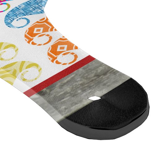 de heer Mustache Hipster Pattern Snijplank (Hoek)