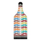 de heer Mustache Hipster Pattern Snijplank (Voorkant)