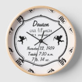 de heer Mustache Lil Man Baby Boy Stats (Voorkant)