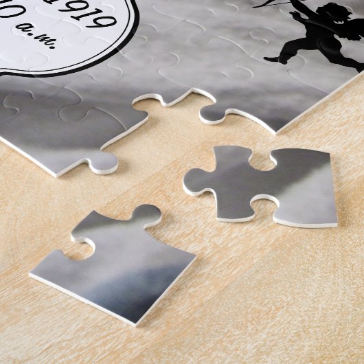 de heer Mustache Lil Man Baby Boy Stats Legpuzzel (Zijkant)