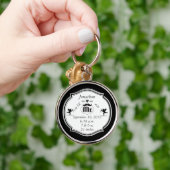 de heer Mustache Lil Man Baby Boy Stats Sleutelhanger (Hand)