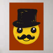 De heer Mustache poster (Voorkant)