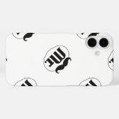 de heer Mustache Retro  Hipster Gifts Case-Mate iPhone Case (Achterkant (horizontaal))