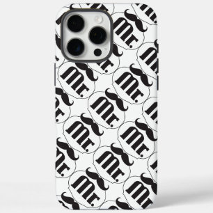 de heer Mustache Retro Hipster Gifts iPhone 16 Pro Max Hoesje