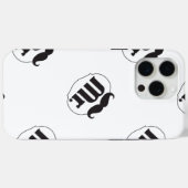 de heer Mustache Retro  Hipster Gifts Case-Mate iPhone Case (Achterkant (horizontaal))