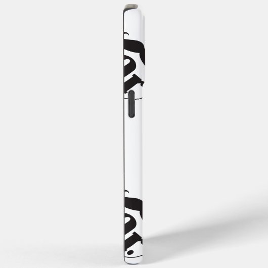 de heer Mustache Retro  Hipster Gifts Case-Mate iPhone Case (Achterkant / Rechts)