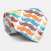 de heer Mustache Retro  Hipster Gifts Stropdas (Opgerold)