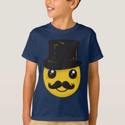 de heer Mustache T-shirt (Voorkant)
