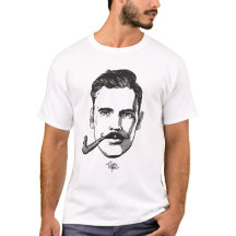 de heer Mustache (voor man)