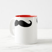 de heer Mustache Wedding Coffee Beverage Mok (Voorkant links)