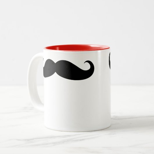 de heer Mustache Wedding Coffee Beverage Mok (Voorkant links)