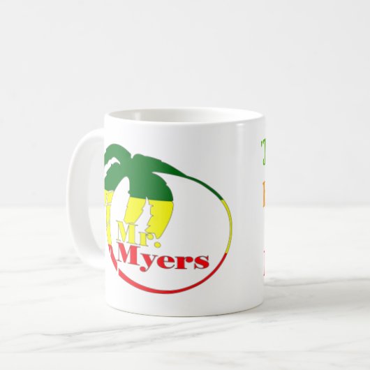 de heer Myers "Rum Punch for Breakfast" Mok (Voorkant links)