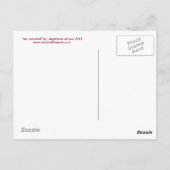 de heer narhwal briefkaart (Achterkant)