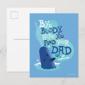 de heer Narwhal | Boeddy, ik hoop dat je je vader  Briefkaart (Voorkant / Achterkant)