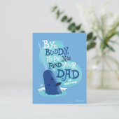 de heer Narwhal | Boeddy, ik hoop dat je je vader  Briefkaart (Staand voorkant)