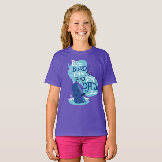 de heer Narwhal | Boeddy, ik hoop dat je je vader  T-shirt (Voorkant volledig)