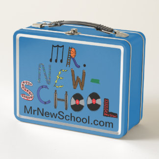 De heer New-School Font Lunch Box