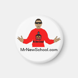 de heer New-School Magnet (1,25 inch)
