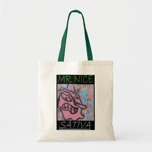 DE HEER NICE SATIVA TOTE BAG (Voorkant)