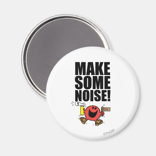 de heer Noisy | Geluid maken Magneet (Voorkant / Achterkant)