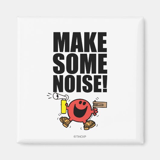 de heer Noisy | Geluid maken Magneet (Voorkant)