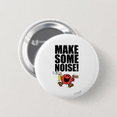 de heer Noisy | Geluid maken Ronde Button 5,7 Cm (Voorkant /achterkant)