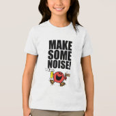 de heer Noisy | Geluid maken Tri-Blend Shirt (Voorkant)