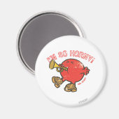 De heer Noisy Tooting Zijne Hoorn Magneet (Voorkant / Achterkant)