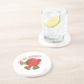 De heer Noisy Tooting Zijne Hoorn Zandsteen Onderzetter (Zijkant)