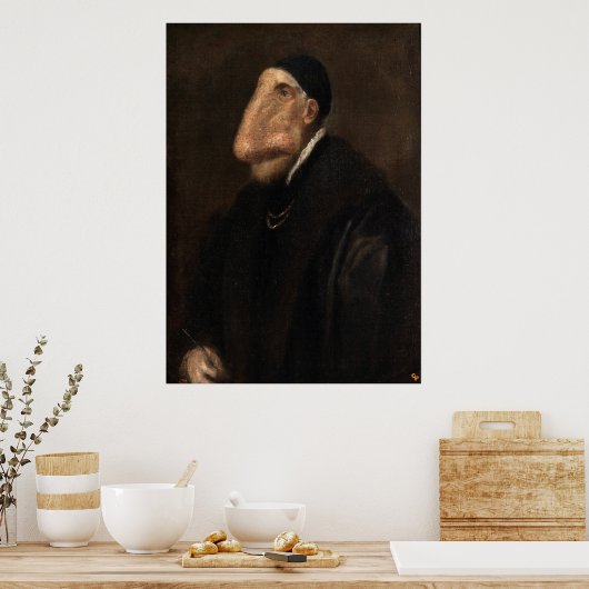 de heer Nose Poster (Keuken)