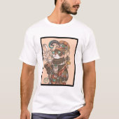 de heer Octavius Steam Punk Ferret T-Shirt (Voorkant)