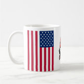 De heer Olympia mok met de Amerikaanse vlag 🇺🇸 (Links)