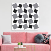 de heer Omgekeerd Canvas Afdruk (Insitu (Woonkamer))