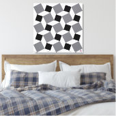 de heer Omgekeerd Canvas Afdruk (Insitu (Slaapkamer))