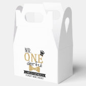 de heer ONEderful 1st Birthday Party Bedankdoosjes (Geopend)