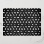 de heer ONEderful 1st Birthday Photo Real Folie Uitnodiging (Achterkant)