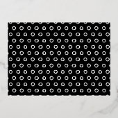 de heer ONEderful 1st Birthday Photo Real Folie Uitnodiging (Achterkant)