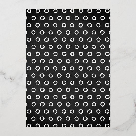 de heer ONEderful 1st Birthday Real Folie Uitnodiging (Achterkant)