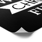 De heer ONEderful 1st Birthday Welcome Sign Poster (Hoek)