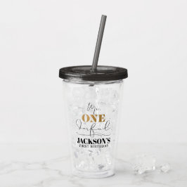 de heer Onederful Acrylic Tumbler Acryl Drinkbeker