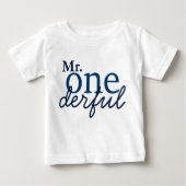 de heer Onederful Baby T Shirt (Voorkant)