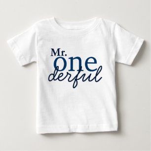 de heer Onederful Baby T Shirt