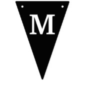 de heer Onederful Banner Black White en Gold (Derde vlag)