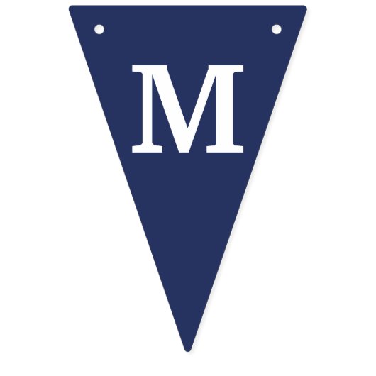 de heer Onederful Banner Navy & Silver met 1 (Derde vlag)