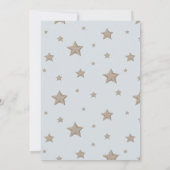 De heer Onederful Blauwe Hete Luchtballon 1e Verja Kaart (Achterkant)