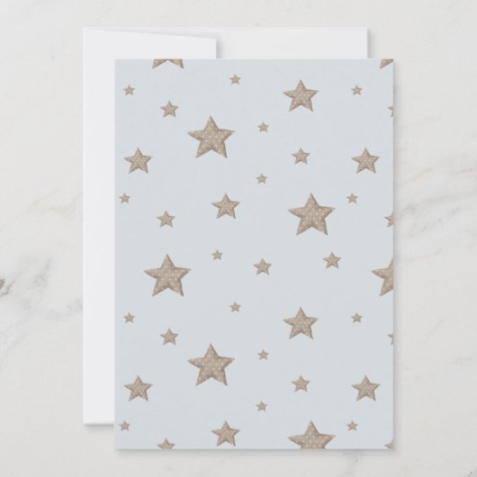 De heer Onederful Blauwe Hete Luchtballon 1e Verja Kaart (Achterkant)