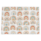 de heer Onederful Boho regenboogprik eerste verjaa Groot Cadeauzakje (Voorkant)